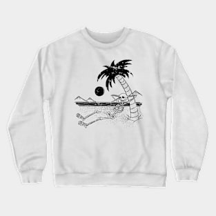 Summer skull Crewneck Sweatshirt